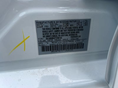 2026 Nissan Sentra S