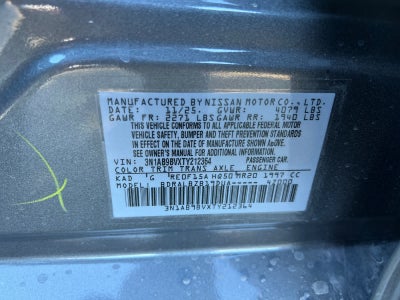 2026 Nissan Sentra S