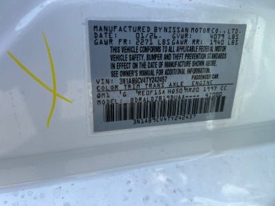 2026 Nissan Sentra SV