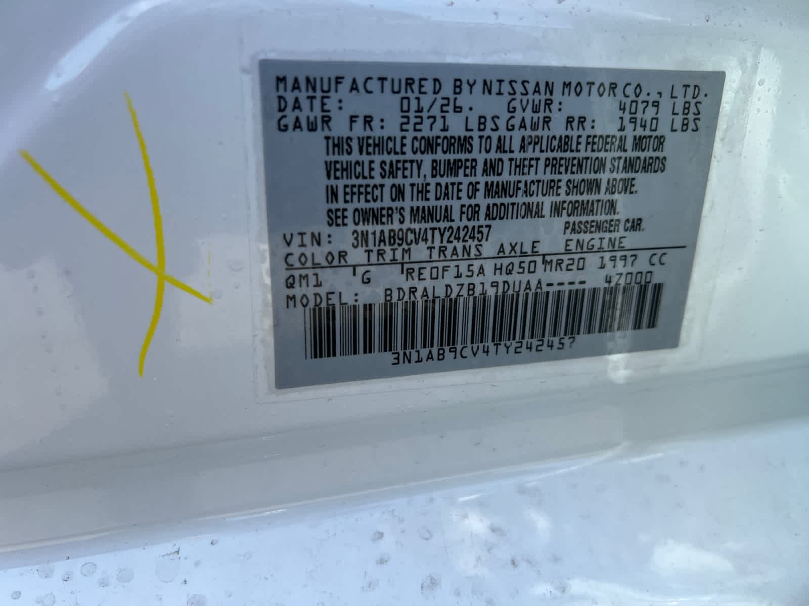 2026 Nissan Sentra SV