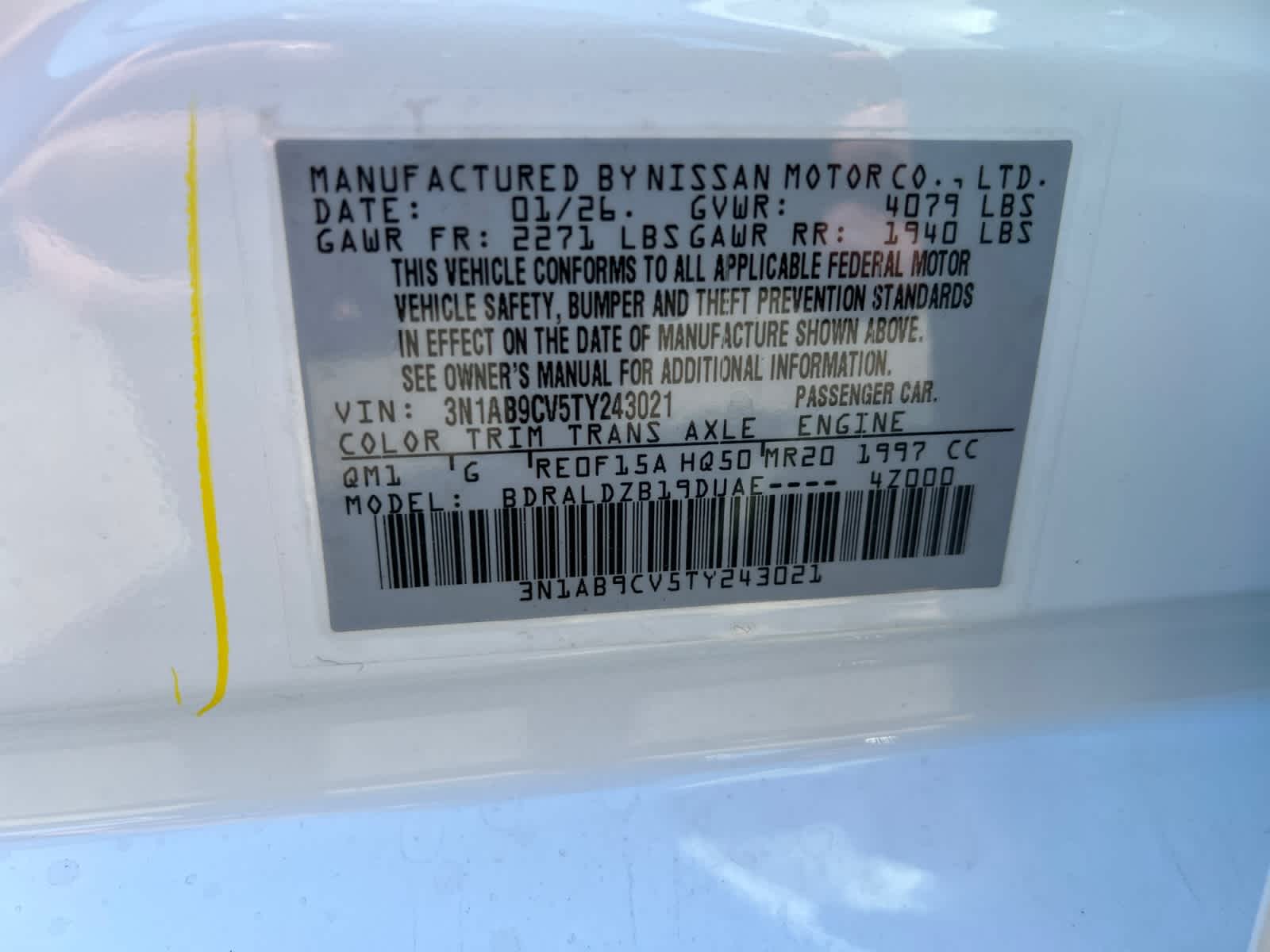 2026 Nissan Sentra SV