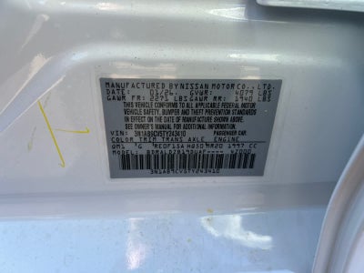 2026 Nissan Sentra SV