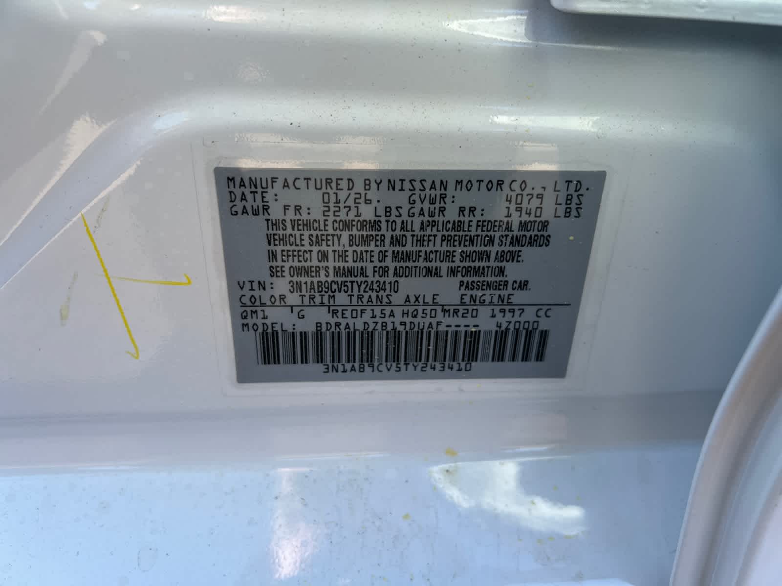 2026 Nissan Sentra SV