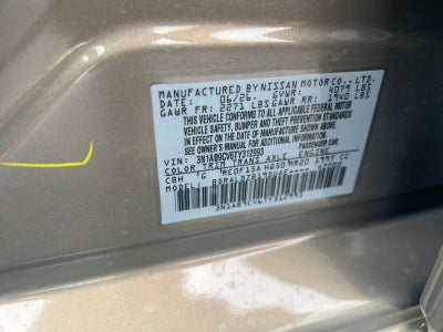 2026 Nissan Sentra SV