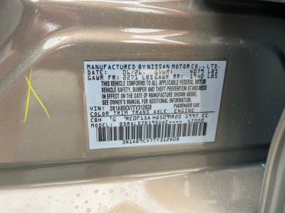 2026 Nissan Sentra SV