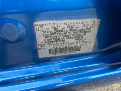 2024 Nissan Versa S CVT