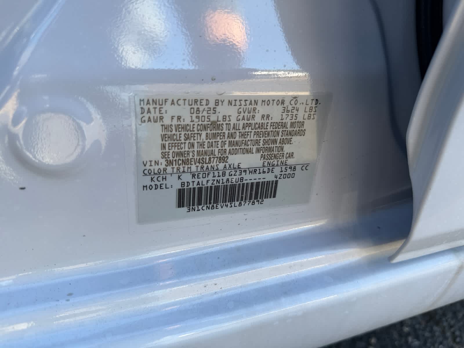 2025 Nissan Versa SV