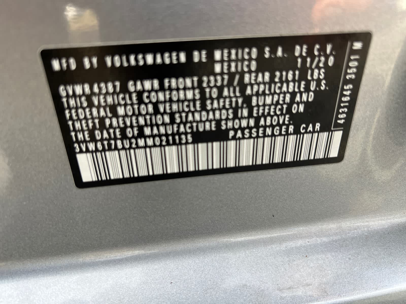 2021 Volkswagen Jetta GLI Autobahn DSG