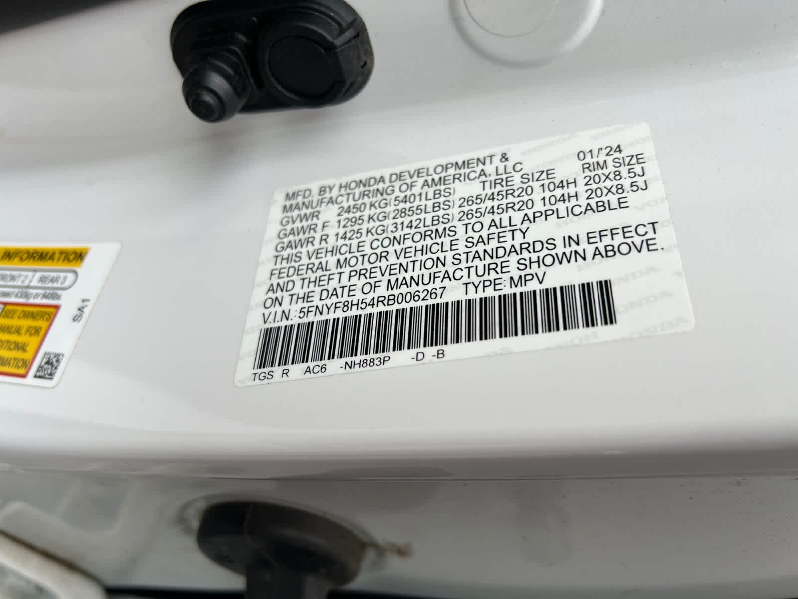 2024 Honda Passport EX-L AWD