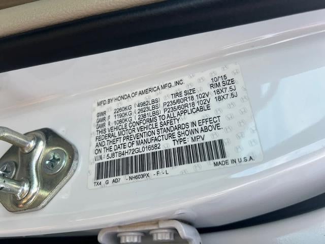 2016 Acura RDX AWD with Advance Package