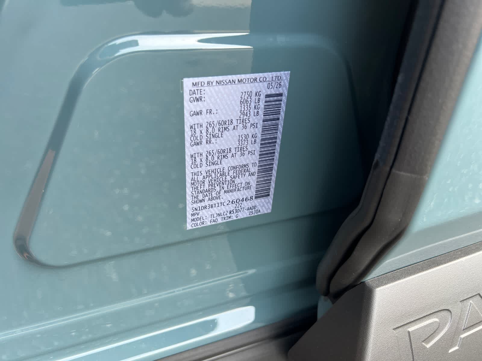 2026 Nissan Pathfinder Rock Creek®