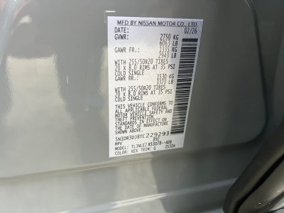 2026 Nissan Pathfinder Platinum