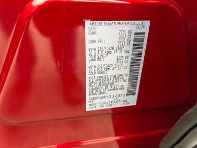 2026 Nissan Pathfinder Platinum