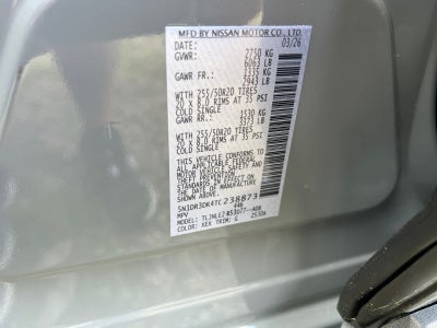 2026 Nissan Pathfinder Platinum
