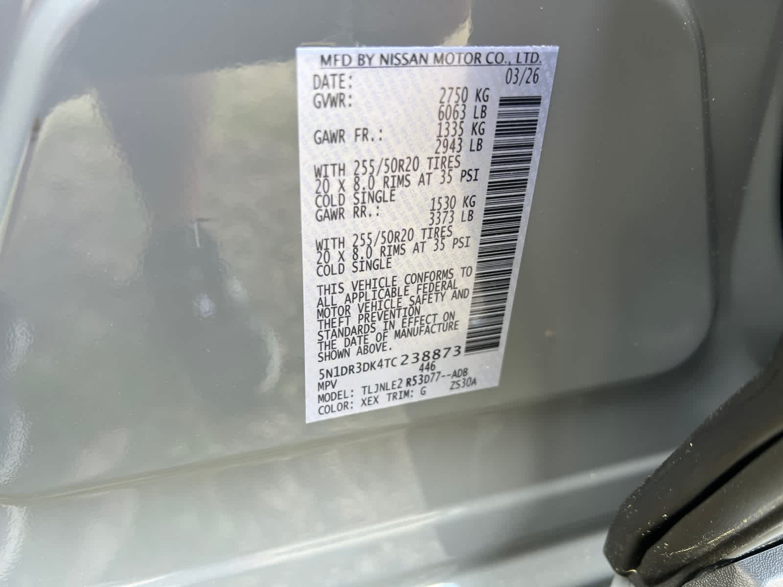 2026 Nissan Pathfinder Platinum
