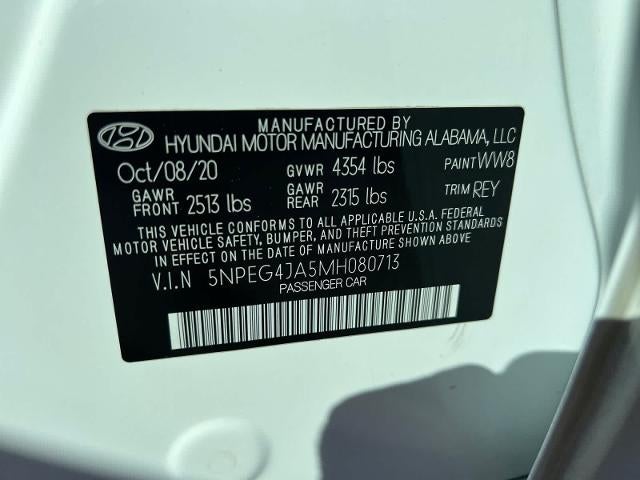 2021 Hyundai SONATA SE 2.5L