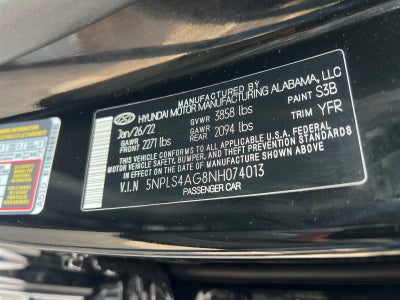 2022 Hyundai ELANTRA SEL IVT