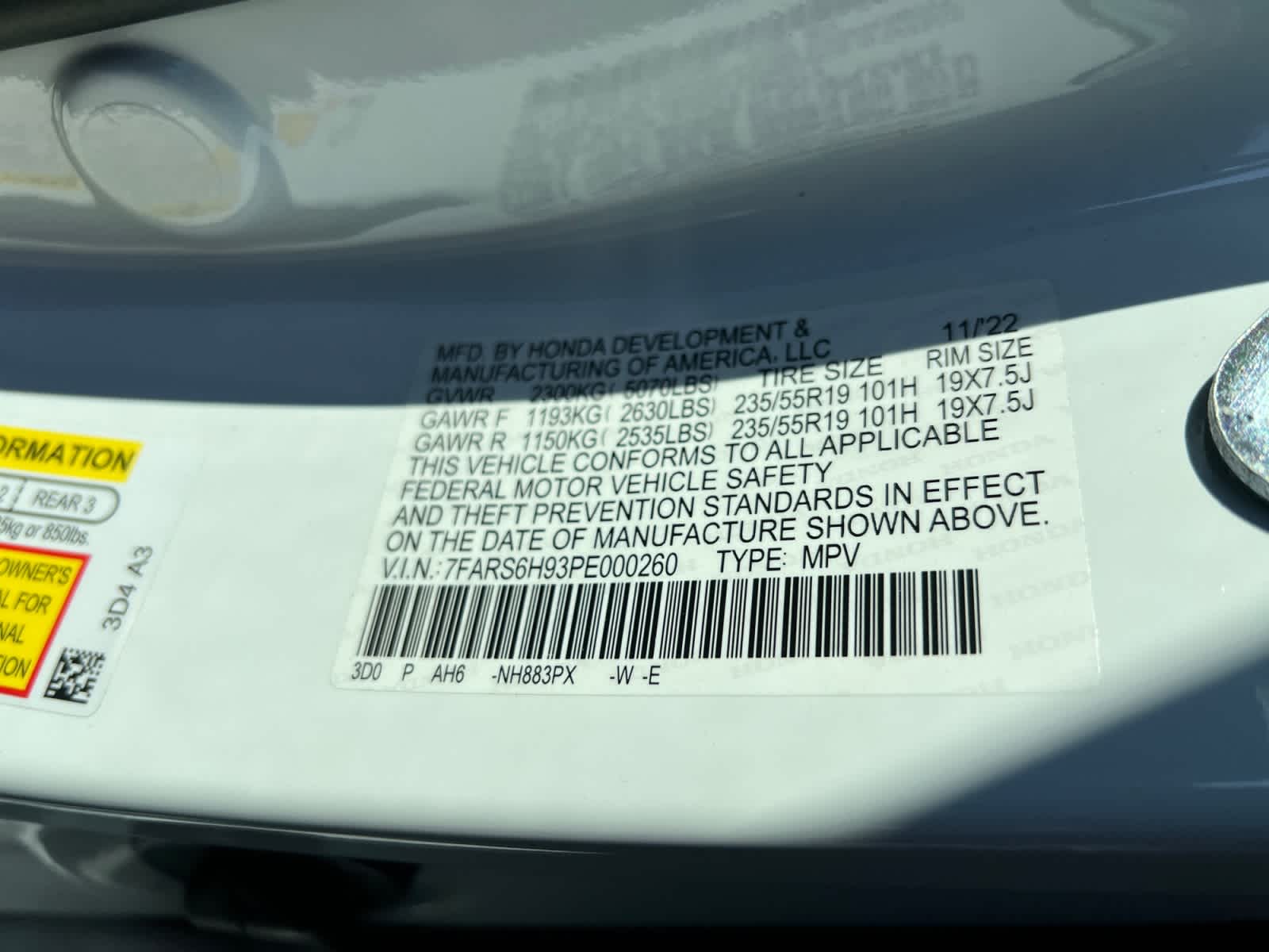 2023 Honda CR-V Hybrid Sport Touring AWD