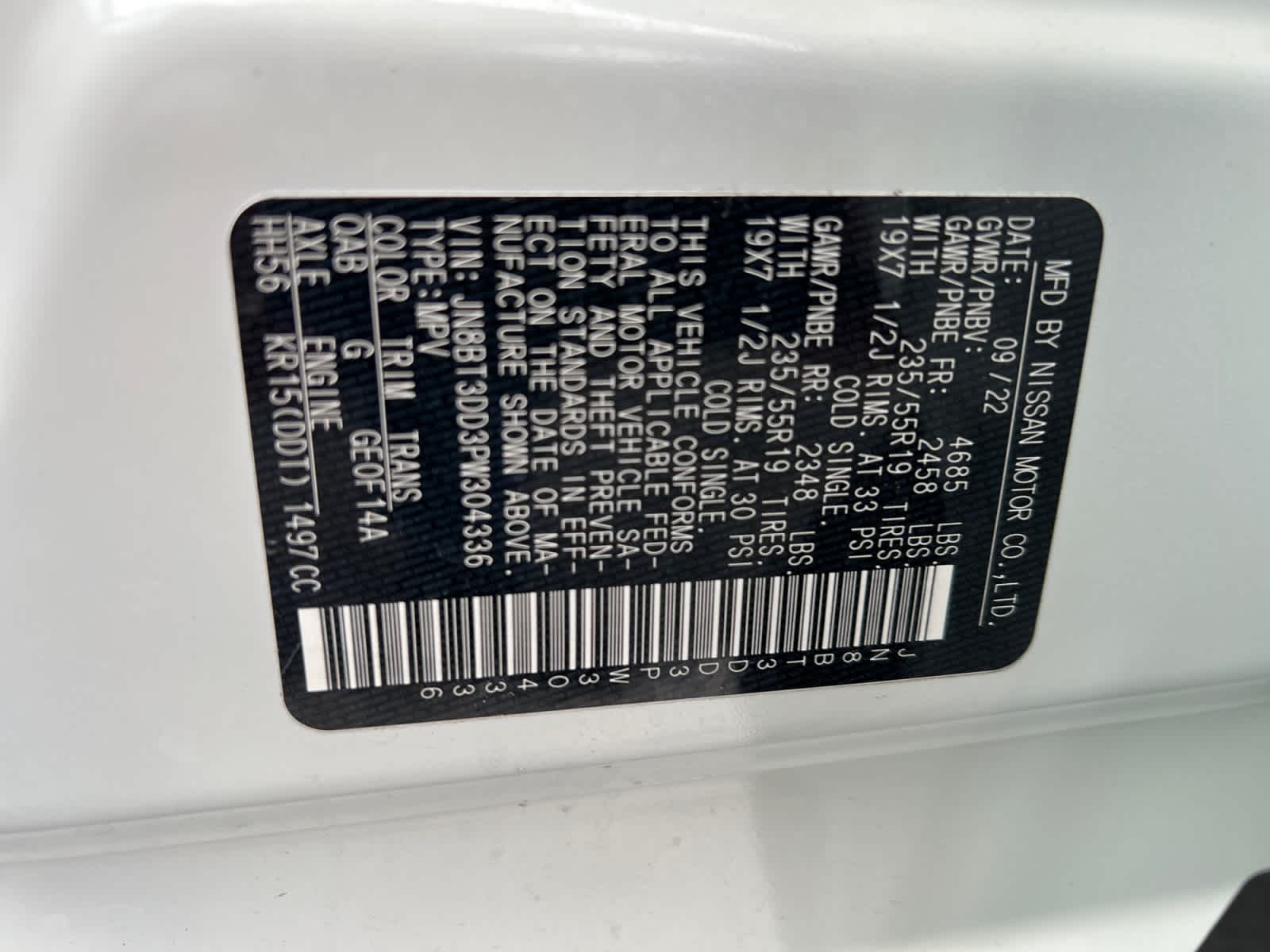 2023 Nissan Rogue Platinum