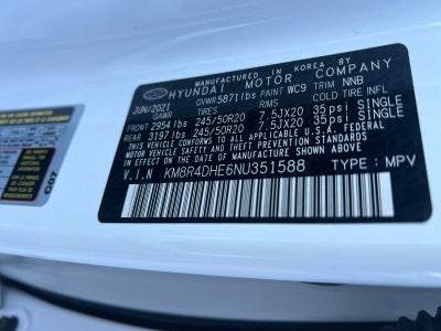 2022 Hyundai PALISADE SEL AWD