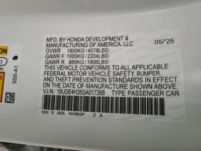 2025 Acura Integra w/A-Spec Package