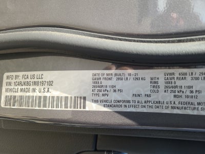 2021 Jeep Grand Cherokee L Limited 4x4 | Pano Roof