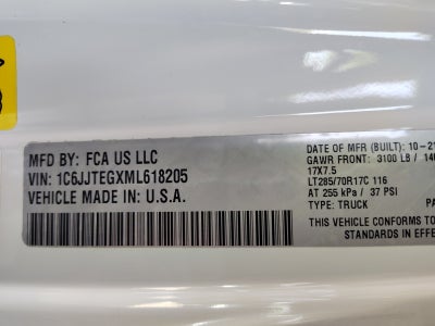 2021 Jeep Gladiator Mojave 4x4