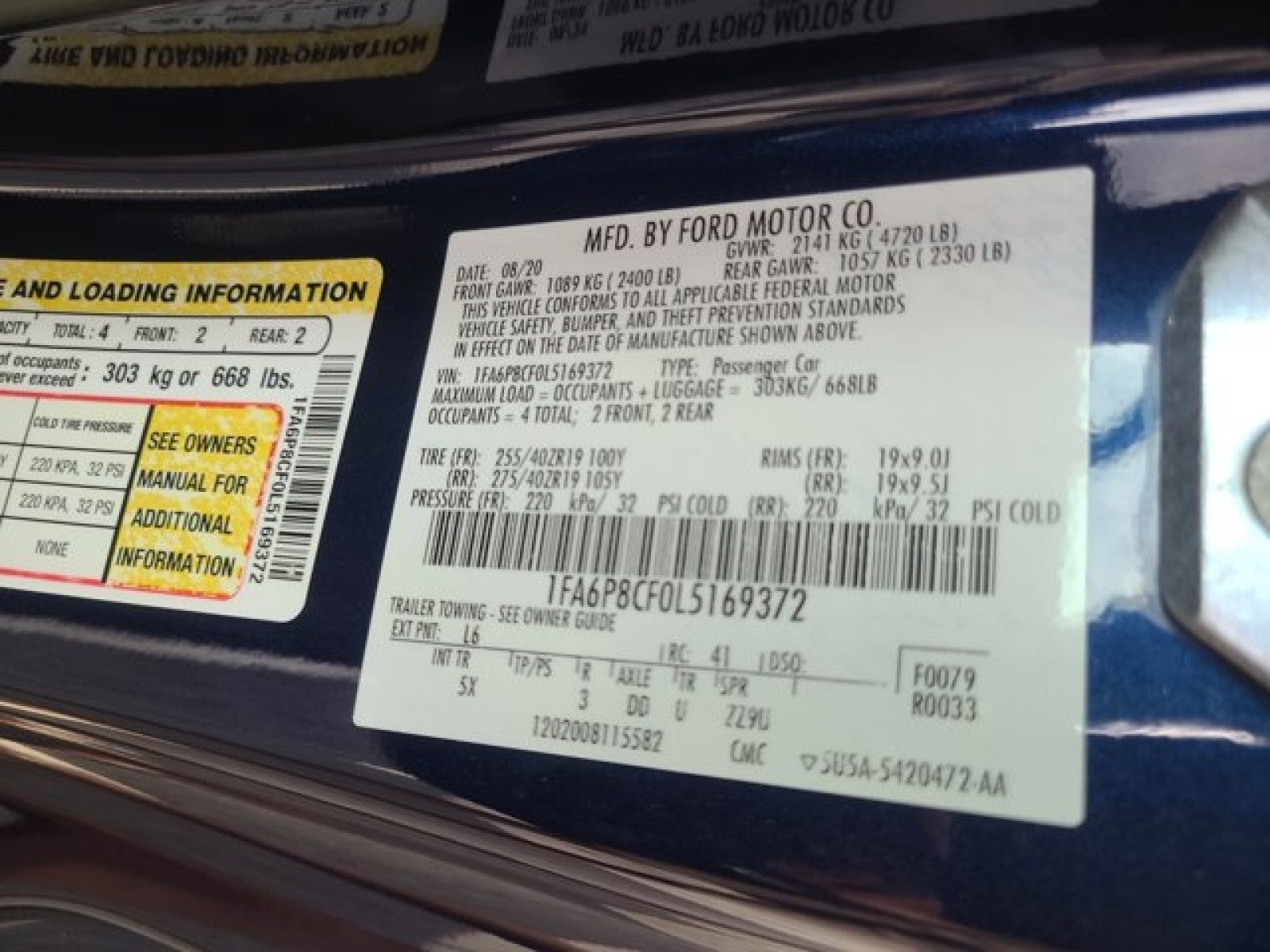 2020 Ford Mustang GT Premium | Performance Pack, Magnaride