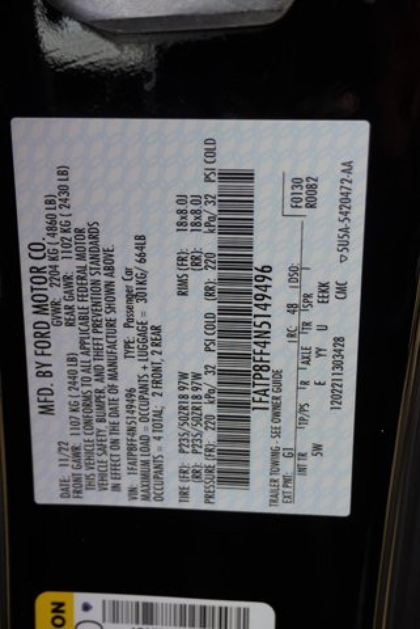 2022 Ford Mustang GT Premium Convertible