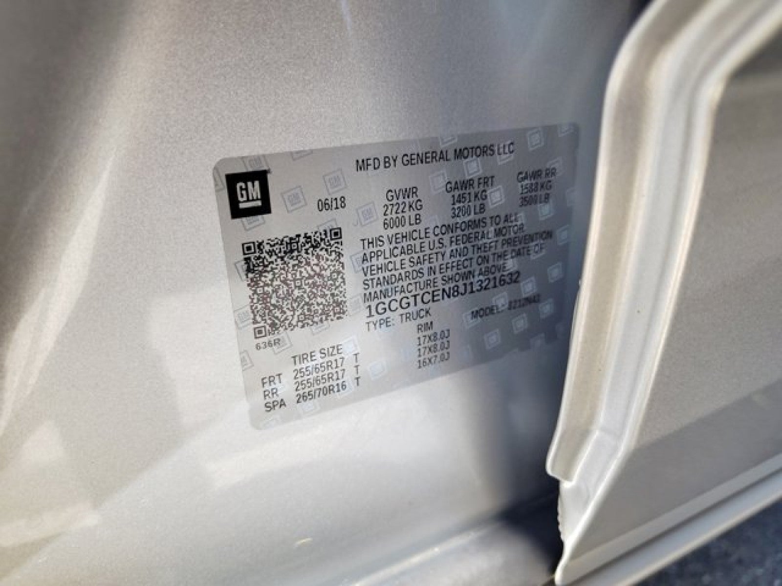 2018 Chevrolet Colorado Crew Cab 4WD LT