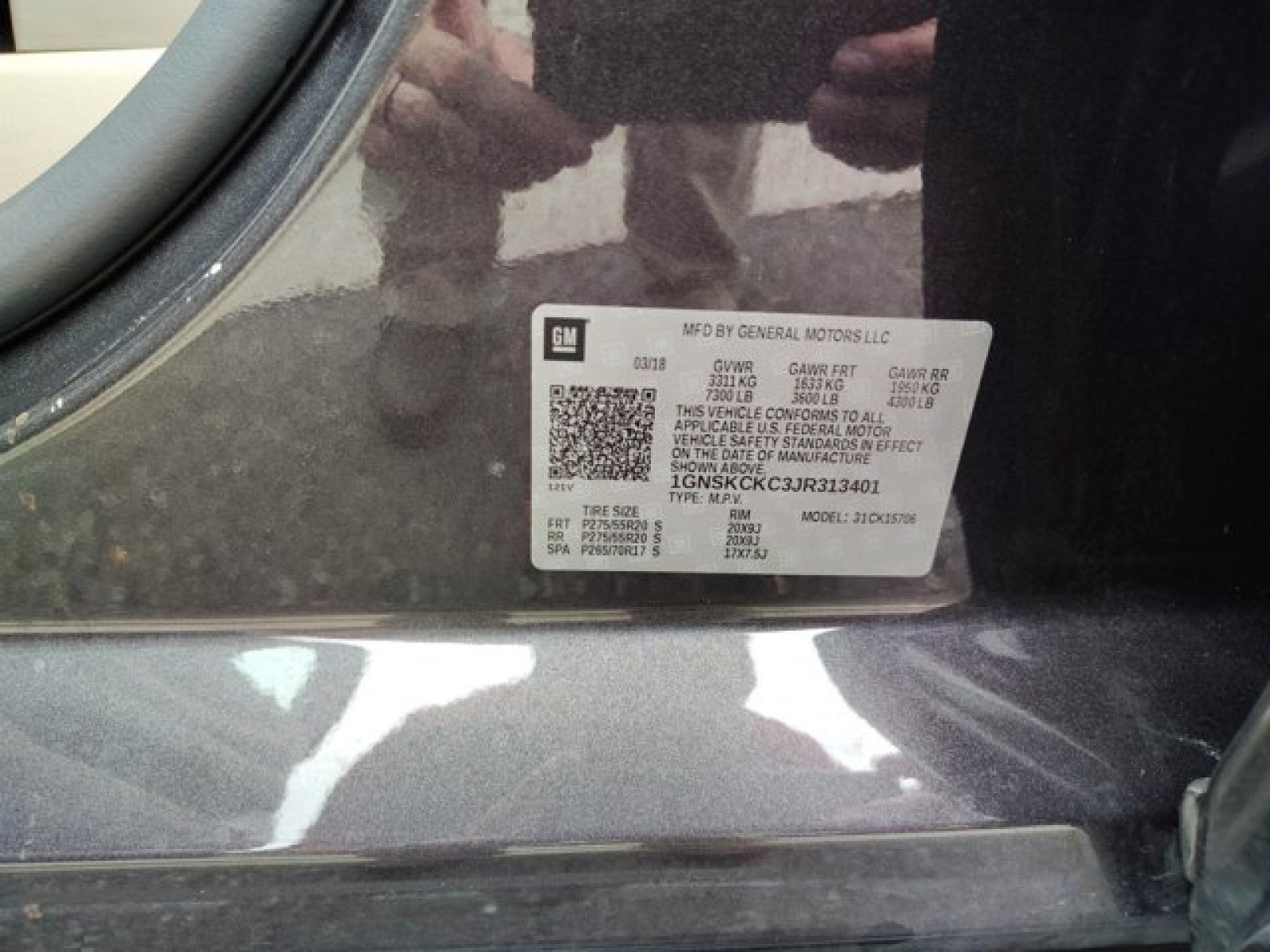 2018 Chevrolet Tahoe Premier 4WD