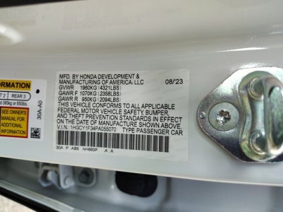 2023 Honda Accord Sedan EX