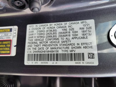2021 Honda CR-V EX-L AWD