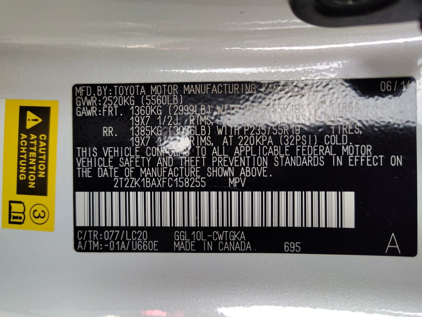2015 Lexus RX 350 FWD 4dr