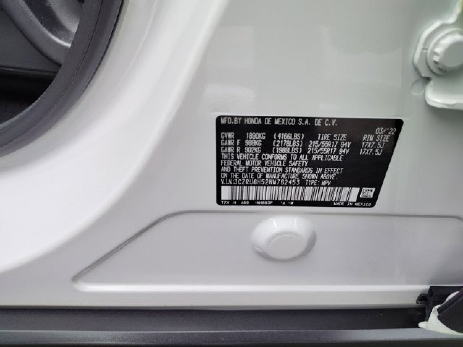 2022 Honda HR-V EX AWD