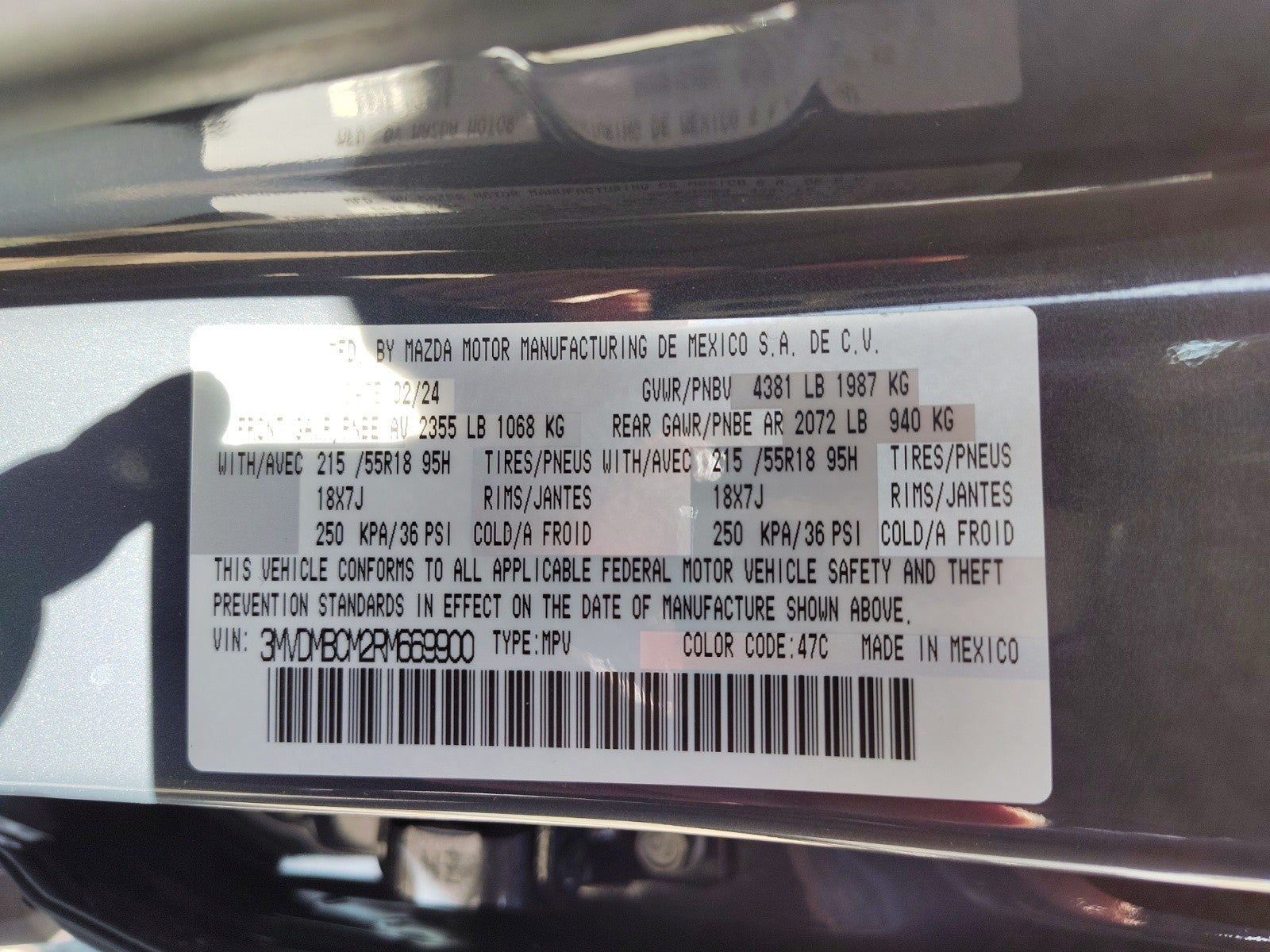 2024 Mazda Mazda CX-30 2.5 S Carbon Edition AWD