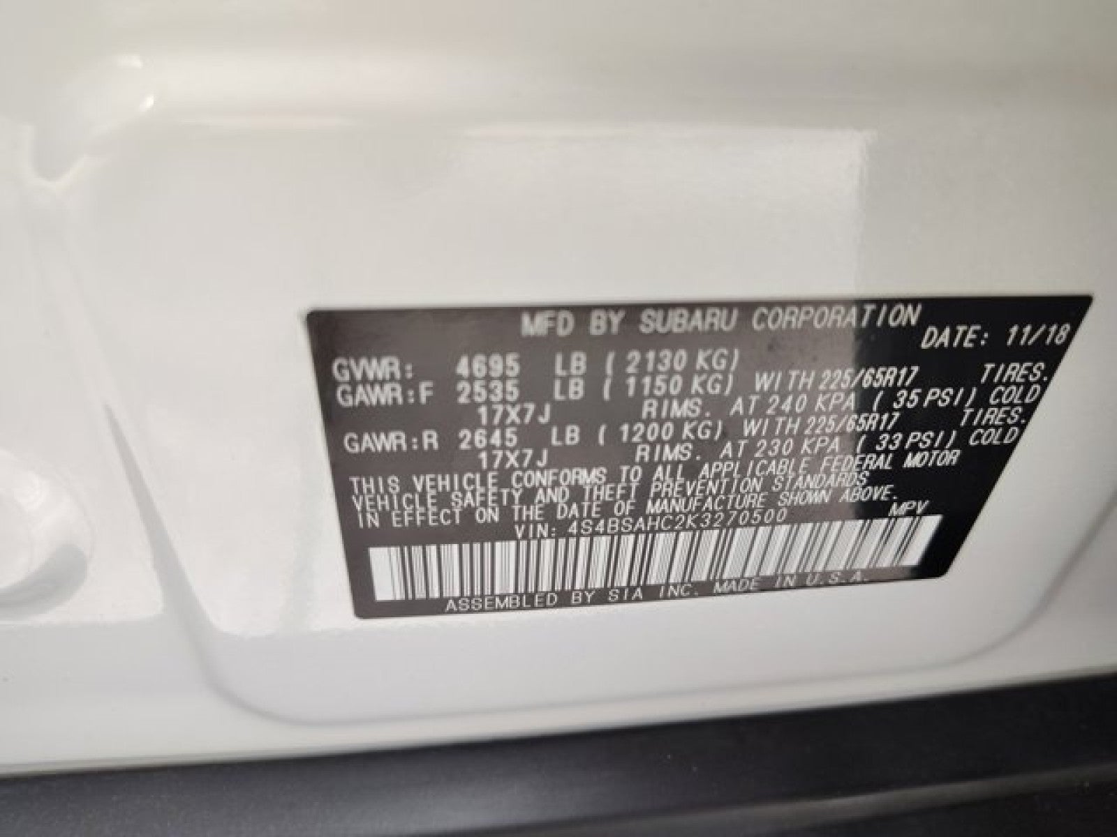 2019 Subaru Outback Premium | Moonroof, Nav