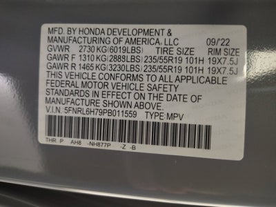 2023 Honda Odyssey Sport