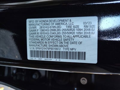 2023 Honda Pilot Touring AWD