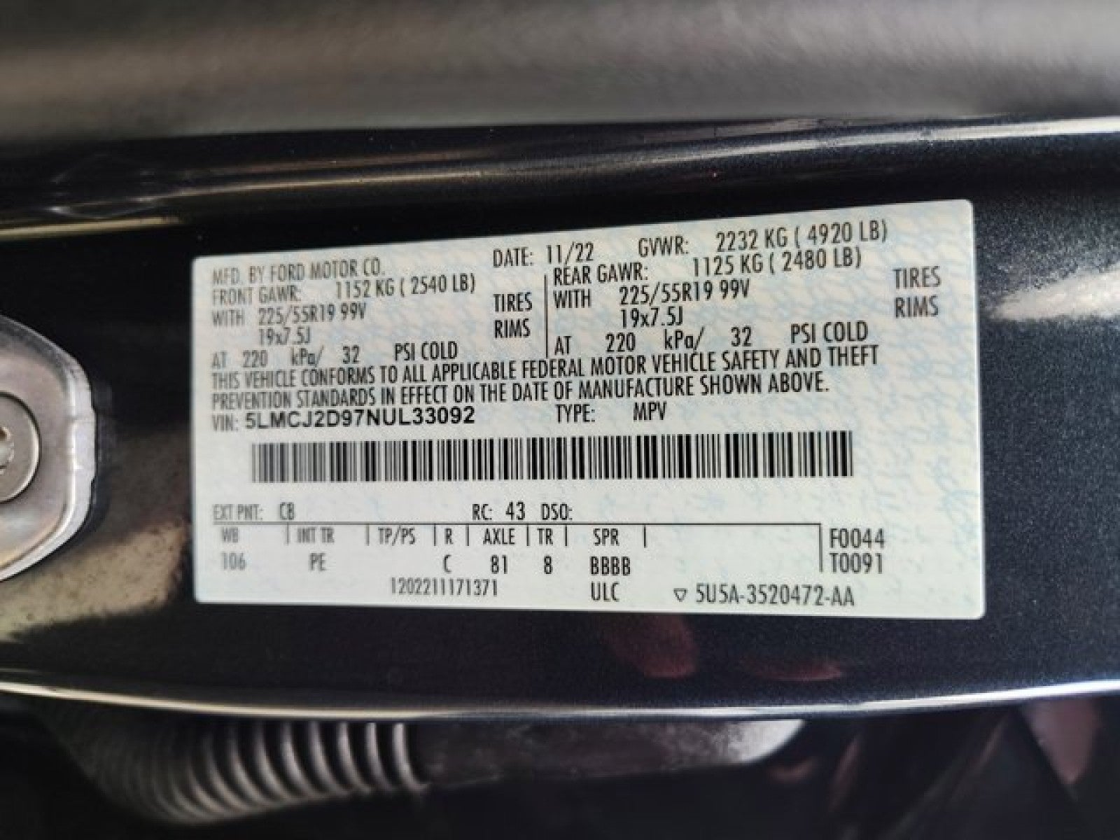 2022 Lincoln Corsair Reserve AWD | Elements, tech, lux, $56k msrp