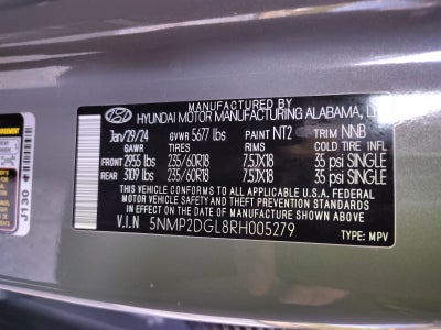 2024 Hyundai Santa Fe SEL AWD