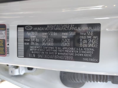 2023 Hyundai Santa Cruz Limited AWD