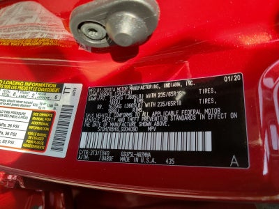 2020 Toyota Highlander XLE AWD