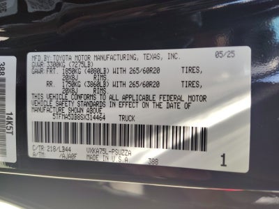 2025 Toyota Tundra 4WD 1794 Edition