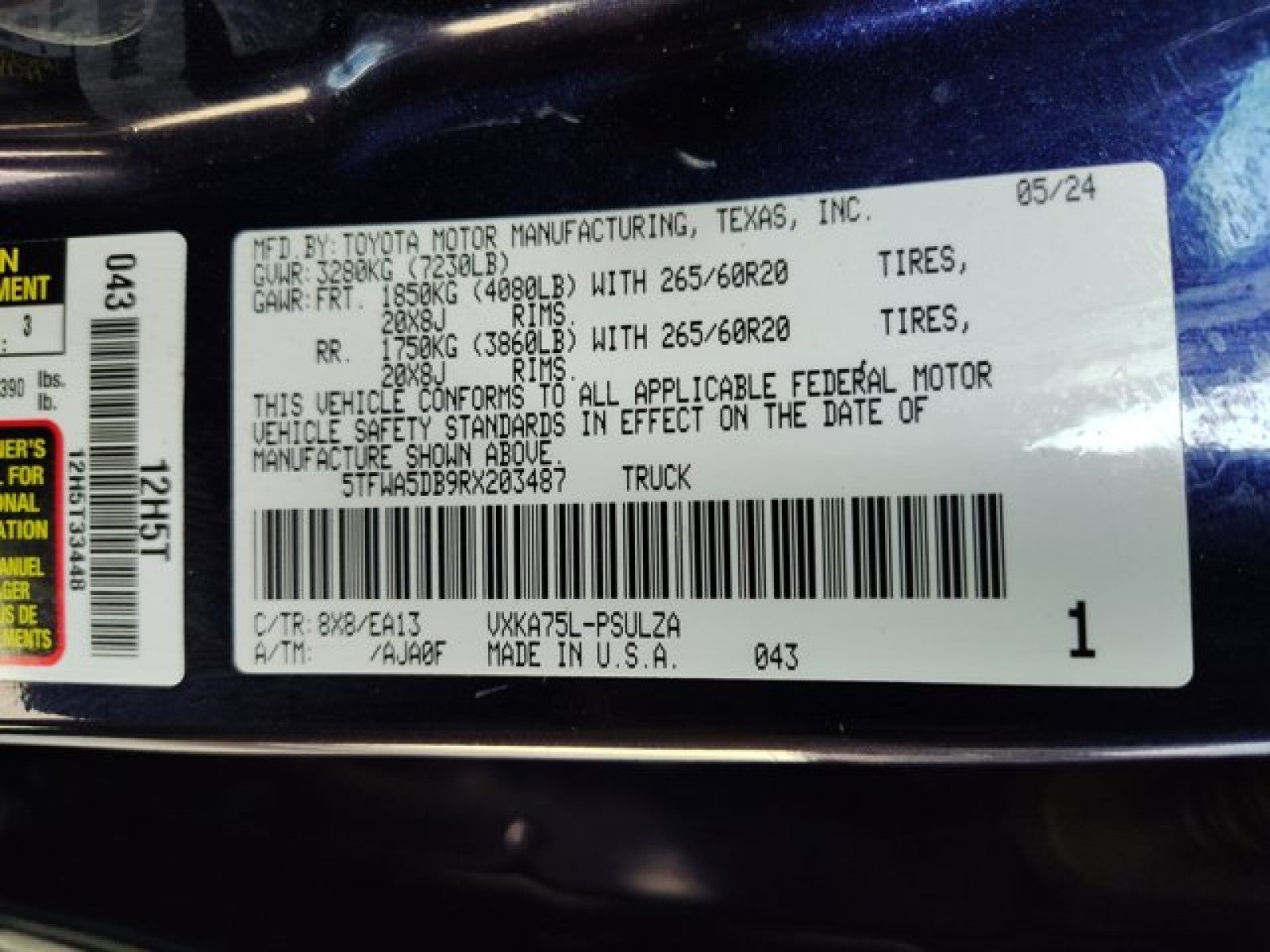 2024 Toyota Tundra 4WD Limited | Nightshade, pano, premium