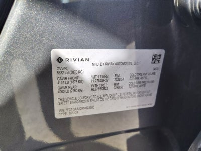 2023 Rivian R1T Adventure Quad-Motor Large Pack