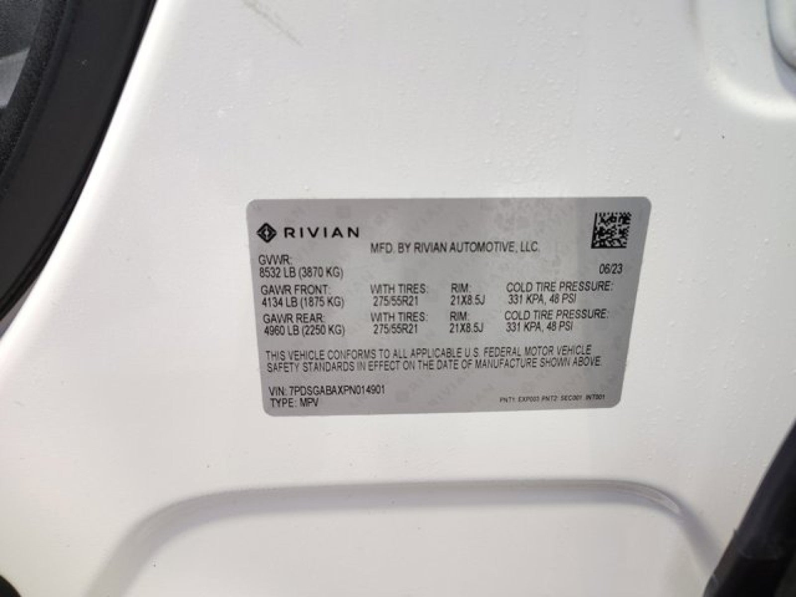 2023 Rivian R1S Adventure Quad-Motor Large Pack
