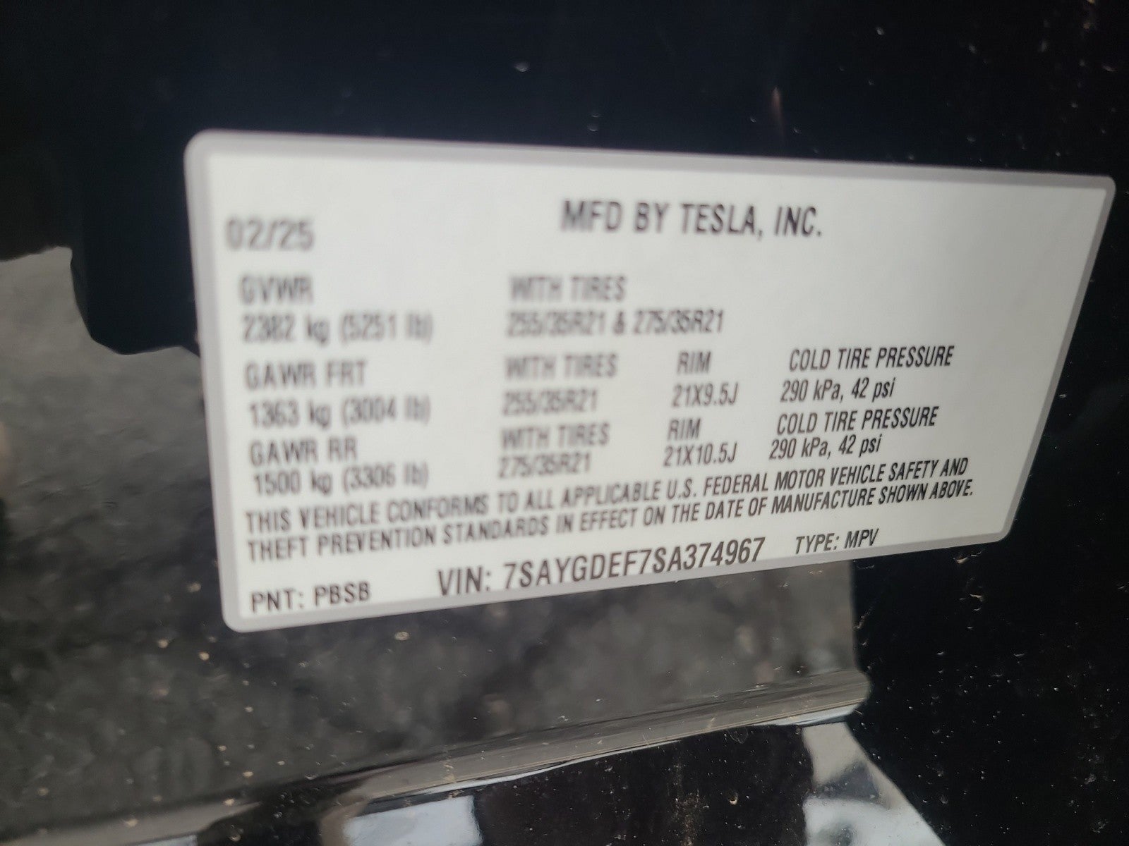 2025 Tesla Model Y Performance AWD