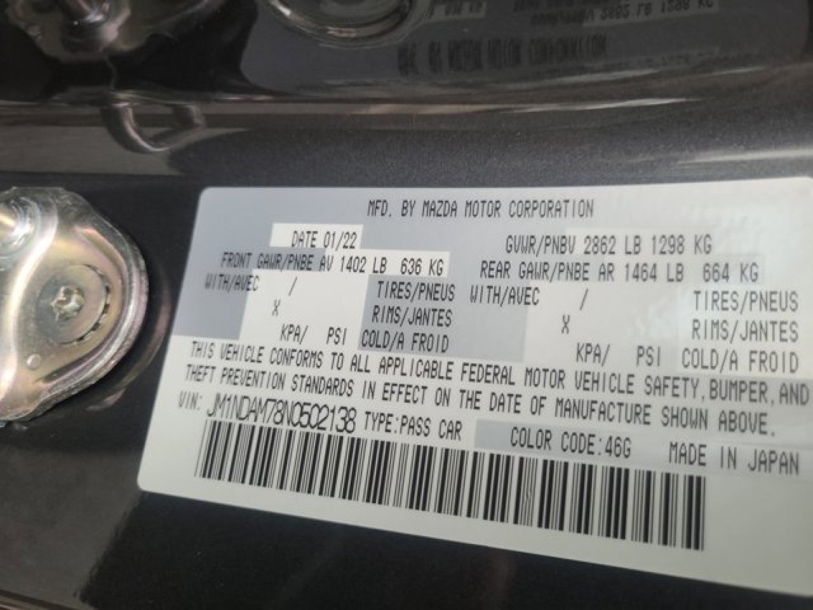 2022 Mazda Mazda MX-5 Miata RF Grand Touring