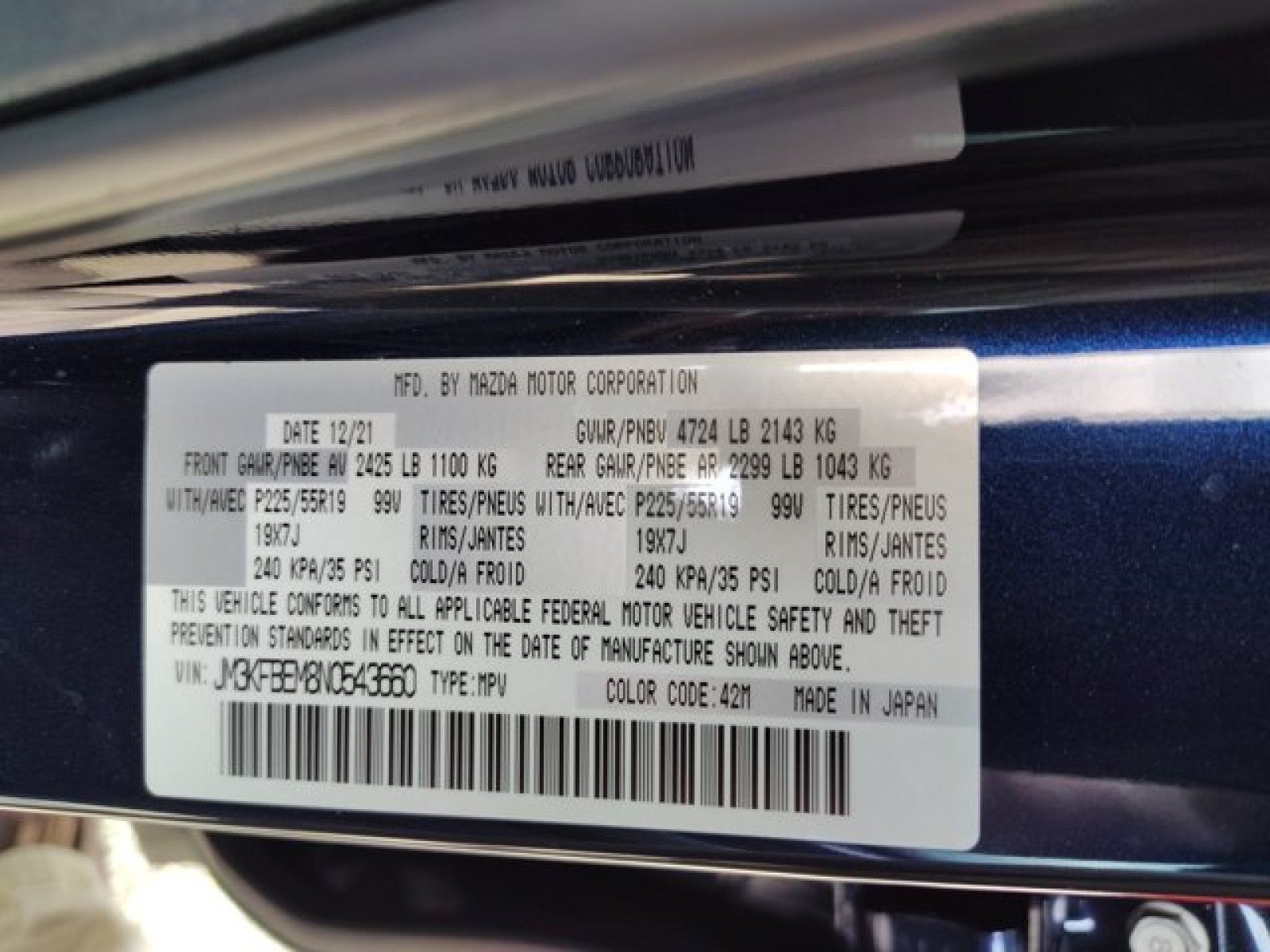 2022 Mazda Mazda CX-5 2.5 S Premium Plus Package AWD